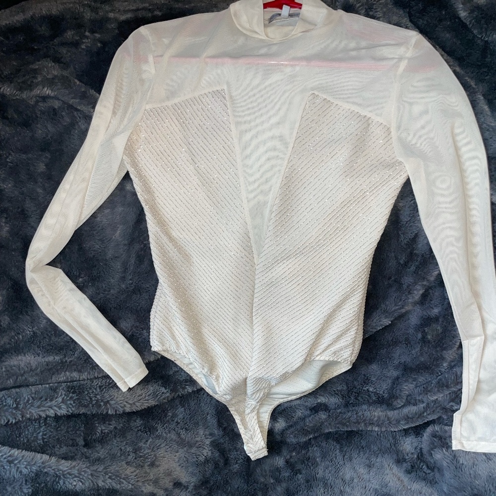 Sparkle See-Thru Body Suit